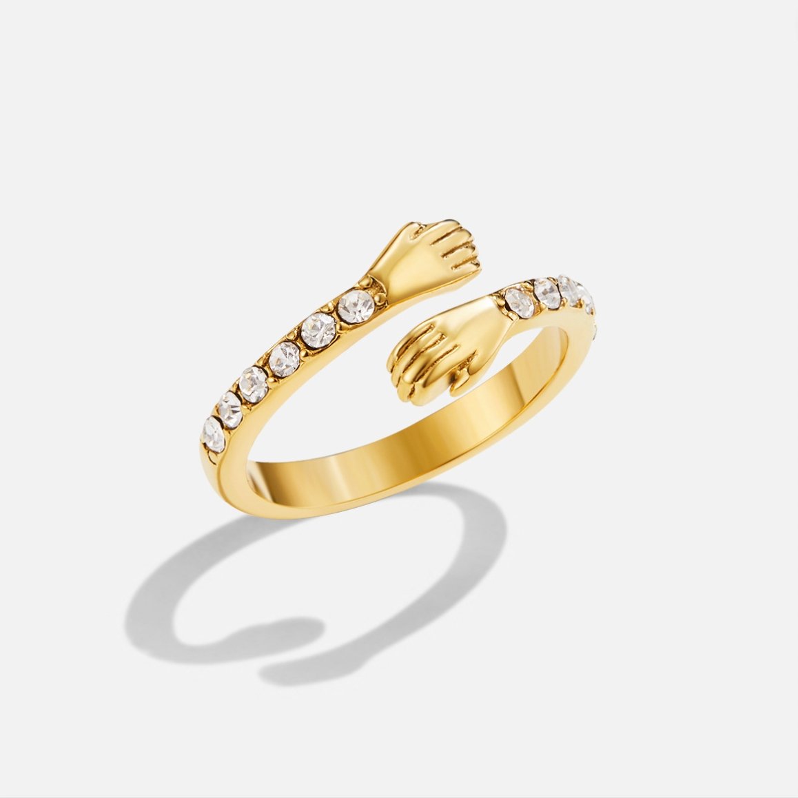 Hug Me Forever Gold-Tone Ring