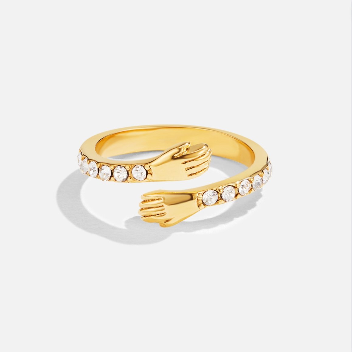 Hug Me Forever Gold-Tone Ring