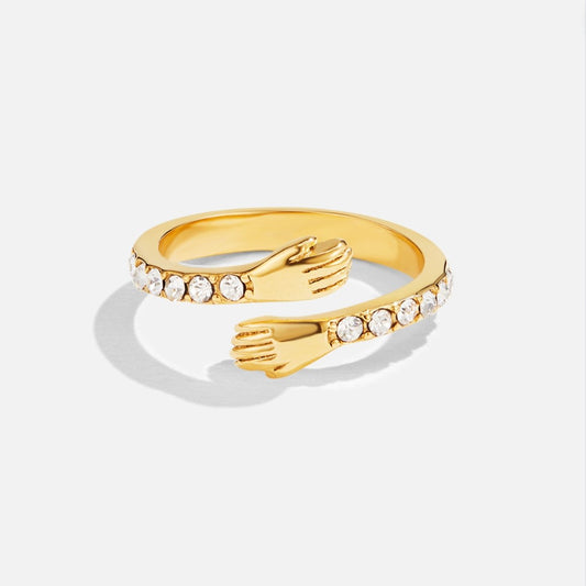 Hug Me Forever Gold-Tone Ring
