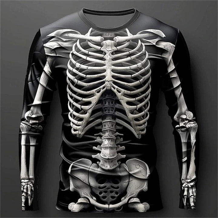 Men's Slim Fit Long-Sleeve Pullover Shirt – Graphic Casual Style
