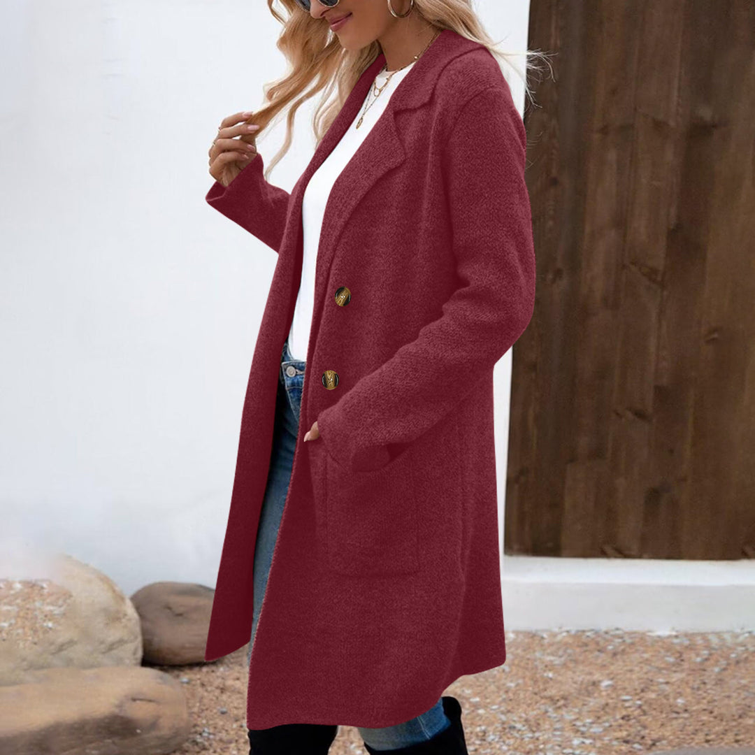 Women's Mid-Length Suit Coat – Soft Structure, Everyday Versatility