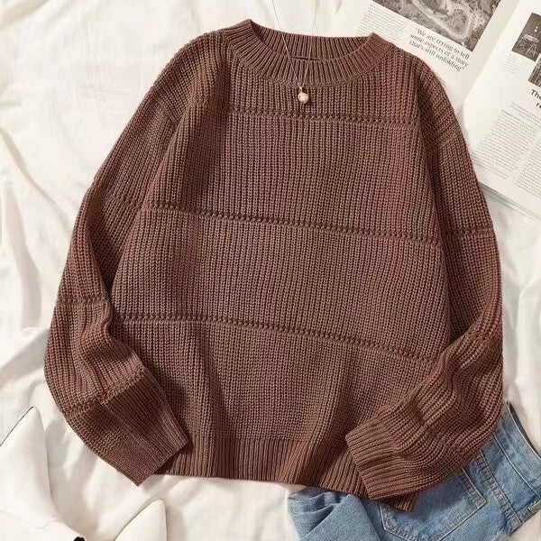 Textured Knit Women's Top – Soft, Relaxed Silhouette for Comfort