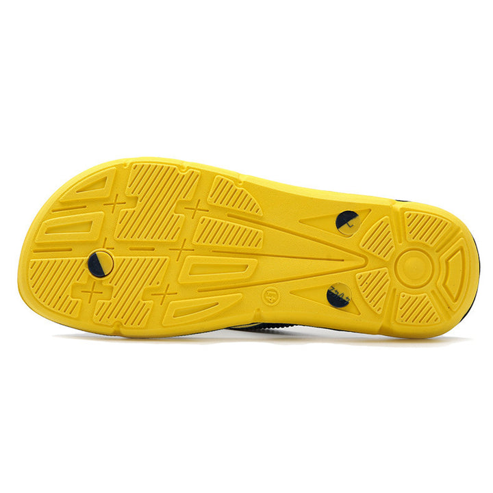 Men's Flip Flop Slippers – Flexible Rubber Sole Beach Slide