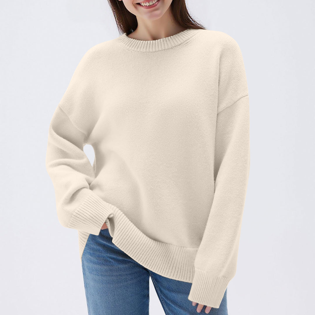 Women's Pullover Sweatshirt – Soft Fleece Crewneck, Relaxed Fit