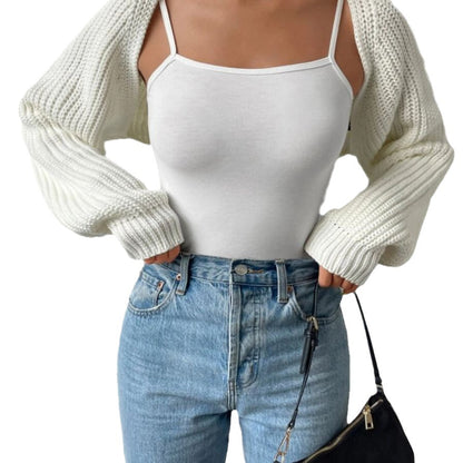 Women's Wool Blend Pullover Sweater – Minimalist Long Sleeve Knit