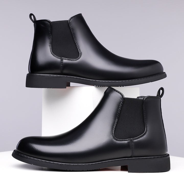 Men's Vegan Leather Boot – Fleece-Lined Outdoor Comfort