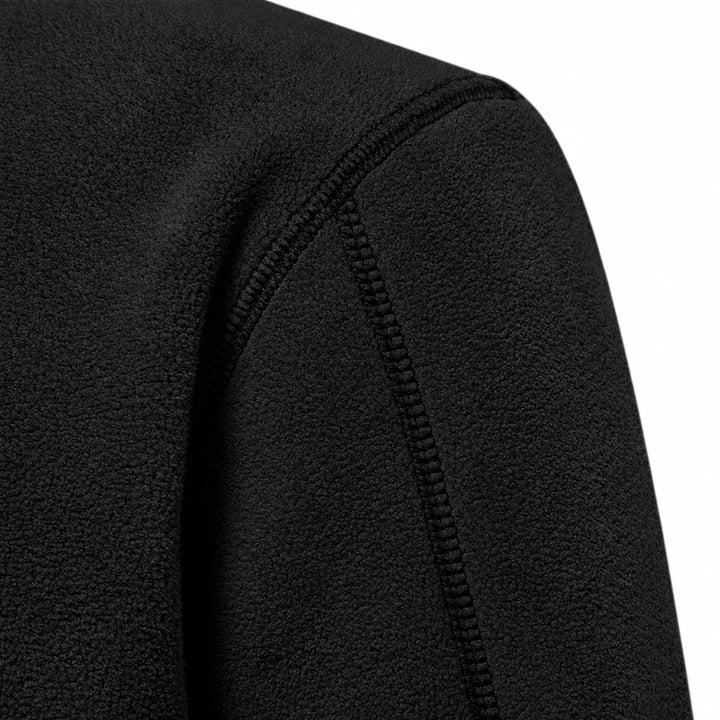 Men’s Fleece Sweatshirt – Stand Collar Quarter Zip Pullover