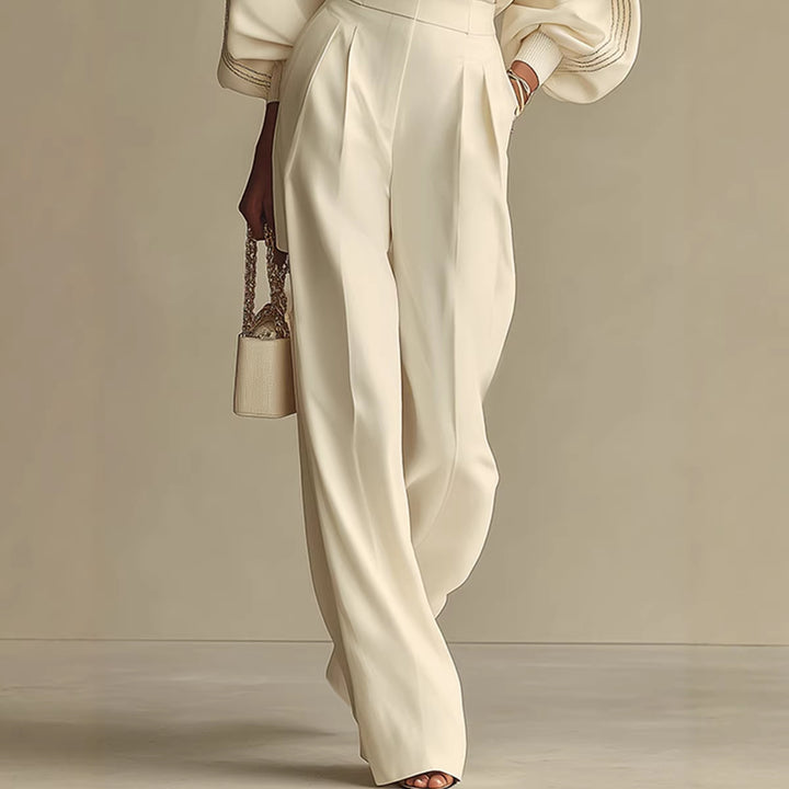 Women's Two Piece Lounge Set – Soft Stretch Sweatshirt & Pants