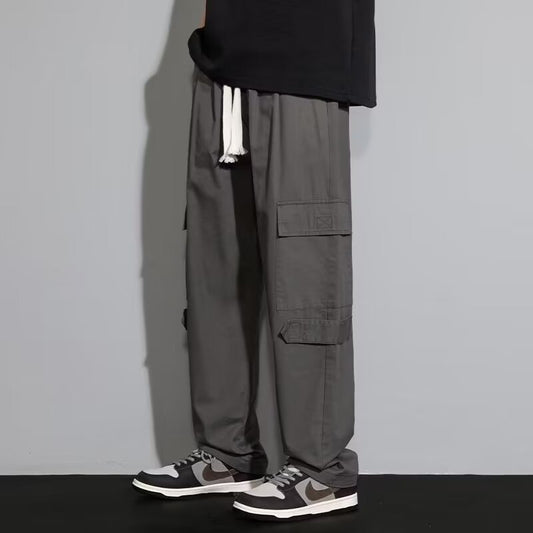 Men's Cotton Blend Trouser – Relaxed Straight Fit Casual Style