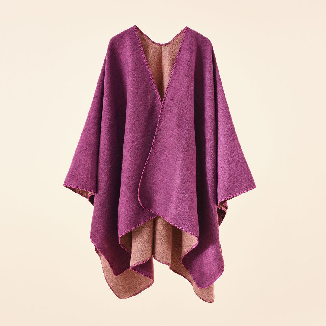 Women's Draped Warm Shawl – Soft Touch Oversized Layer
