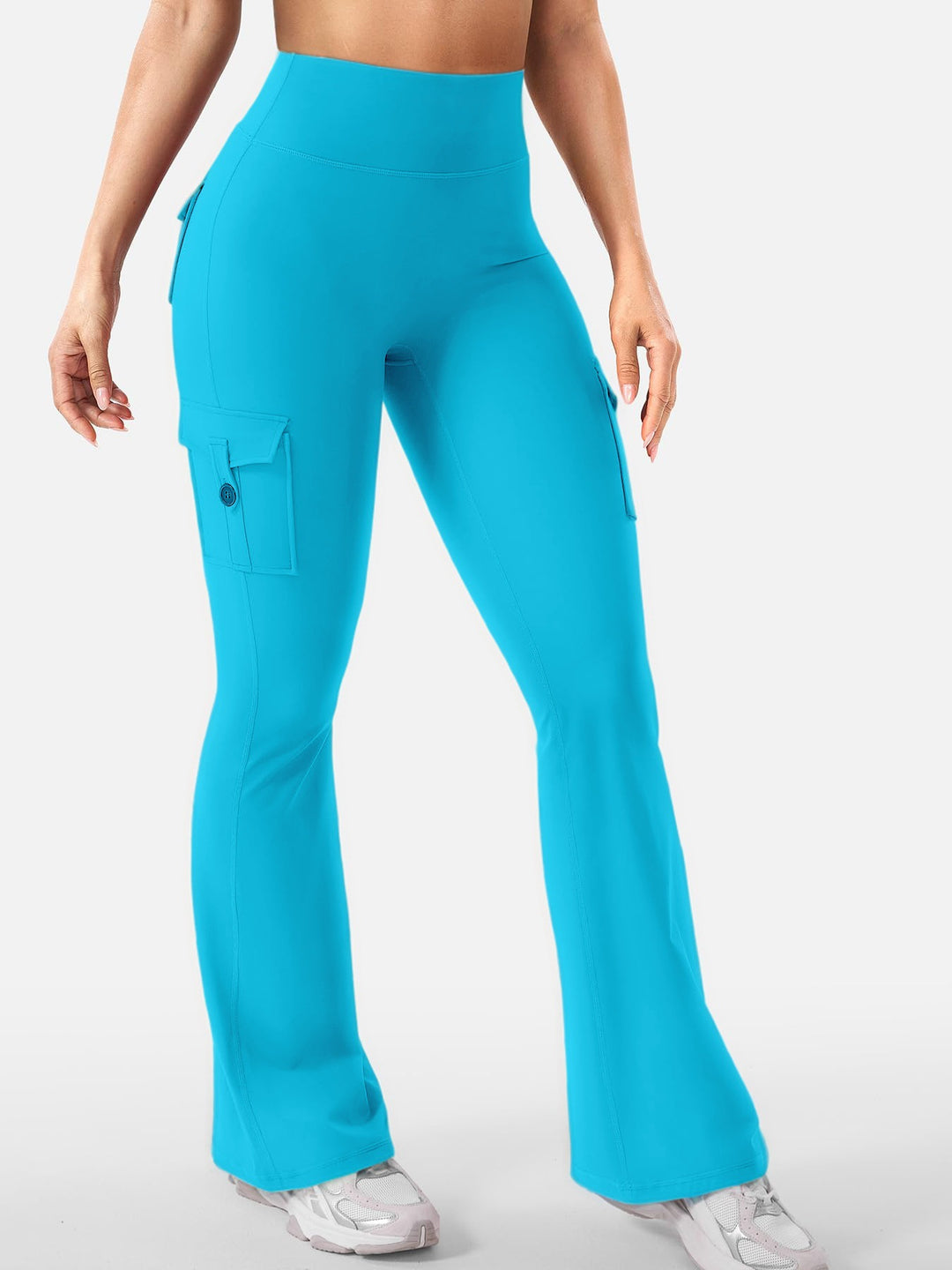 Women's High-Waist Active Pants – Stretch Moisture-Wicking Fabric