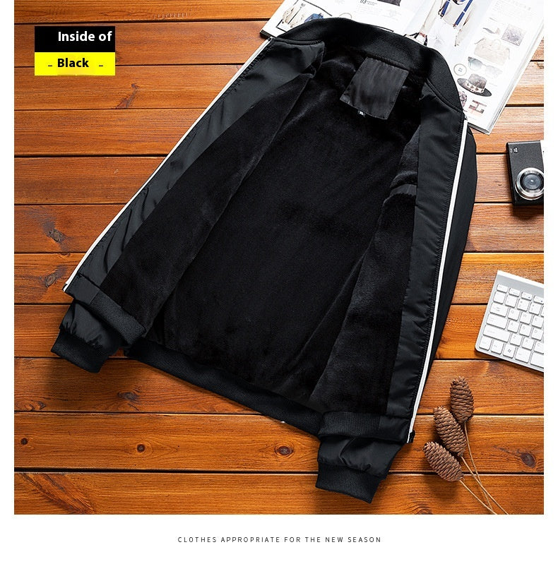 Men's Jacket – Soft-Touch Korean-Style Minimalist Urban Layer