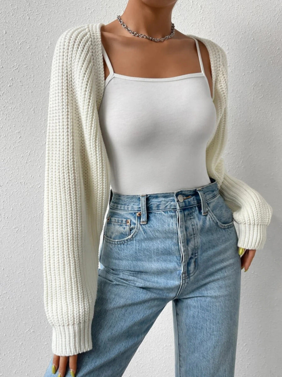 Women's Wool Blend Pullover Sweater – Minimalist Long Sleeve Knit