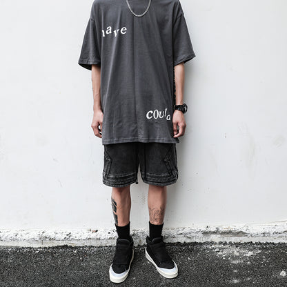 Men's Cotton Graphic T-Shirt – Relaxed Hip Hop Fit
