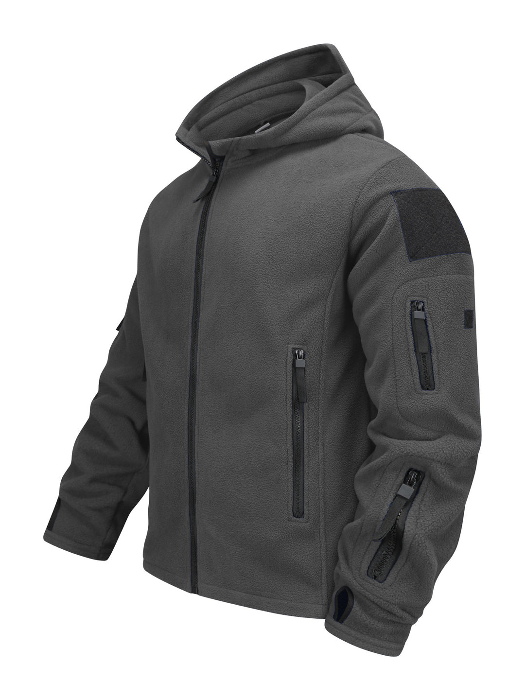 Men's Fleece Jacket – Slim Fit, Warm Outdoor Layer with Zipper Pockets