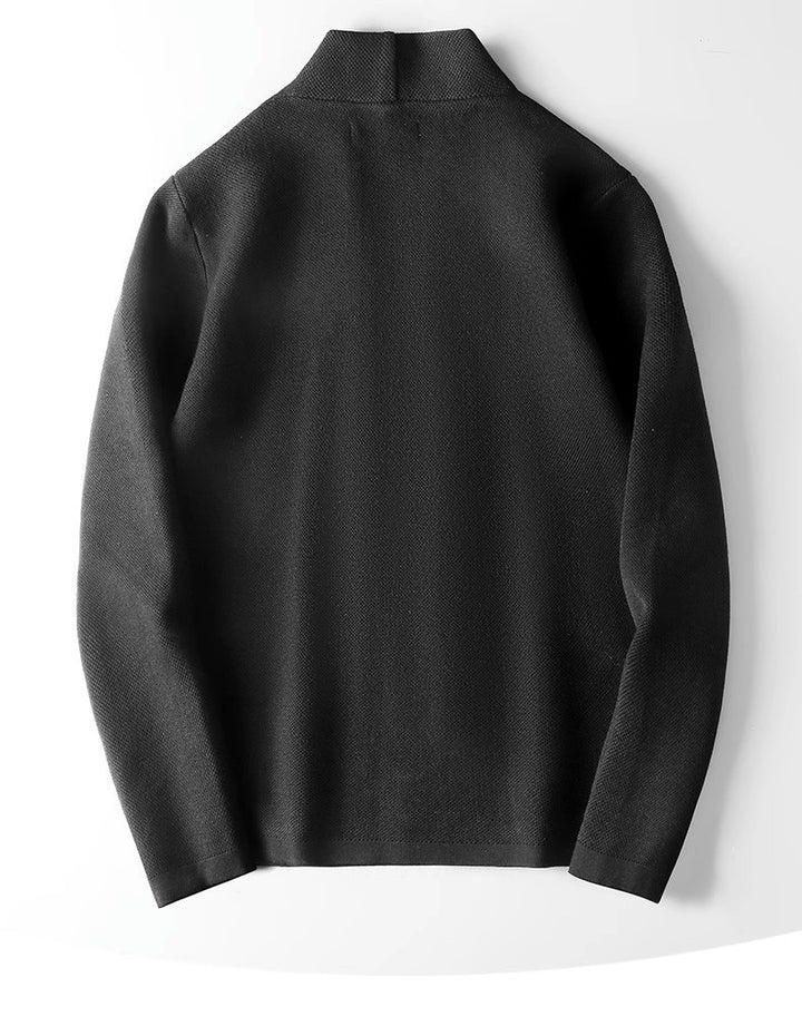Men's Slim Fit Cardigan Sweater – Modern Handsome Layer