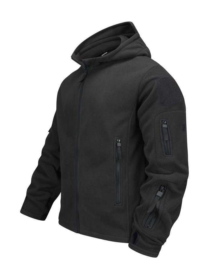 Men's Fleece Jacket – Slim Fit, Warm Outdoor Layer with Zipper Pockets