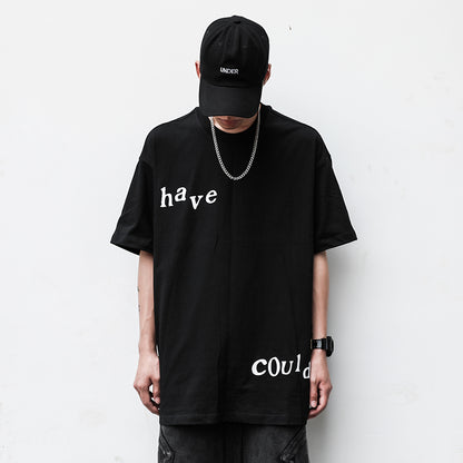 Men's Cotton Graphic T-Shirt – Relaxed Hip Hop Fit