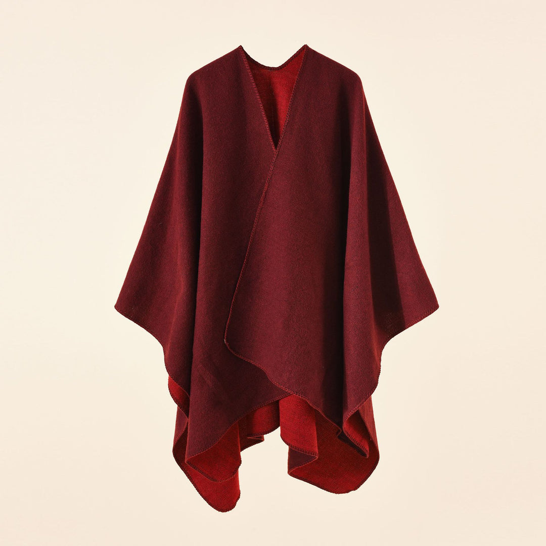 Women's Draped Warm Shawl – Soft Touch Oversized Layer