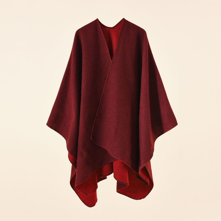 Women's Draped Warm Shawl – Soft Touch Oversized Layer