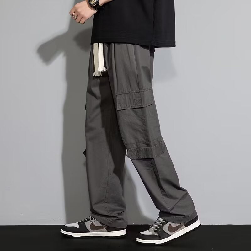 Men's Cotton Blend Trouser – Relaxed Straight Fit Casual Style