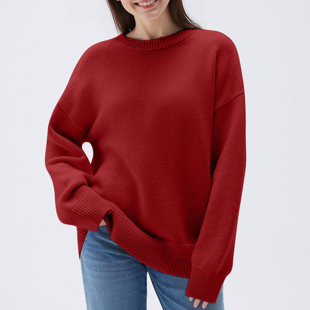 Women's Pullover Sweatshirt – Soft Fleece Crewneck, Relaxed Fit
