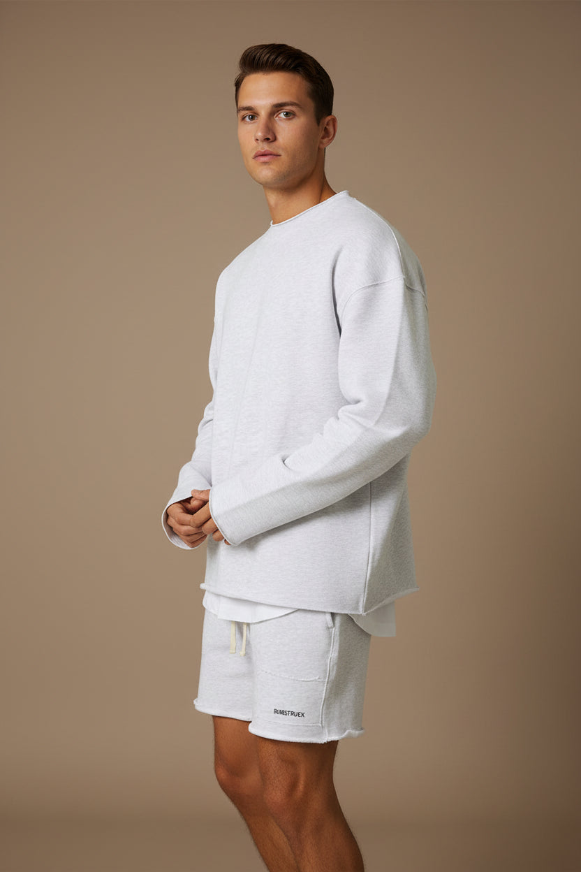Men's Cotton Sweatshirt Set – Relaxed Fit Sportswear Loungewear