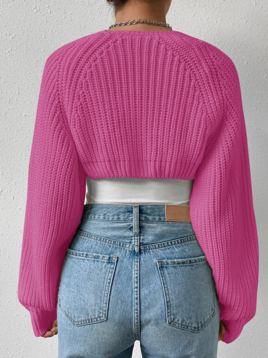 Women's Wool Blend Pullover Sweater – Minimalist Long Sleeve Knit