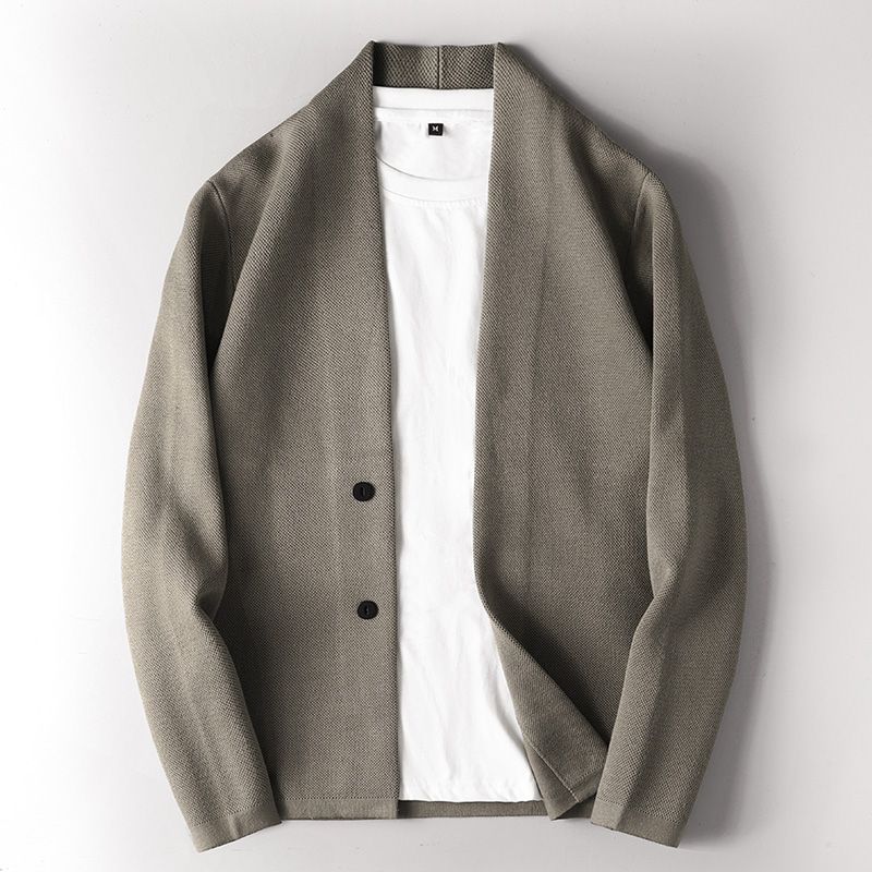 Men's Slim Fit Cardigan Sweater – Modern Handsome Layer