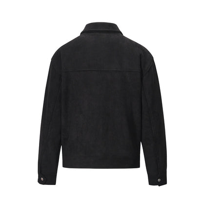 Men's Cotton Zip Jacket – Retro Multi-pocket Design