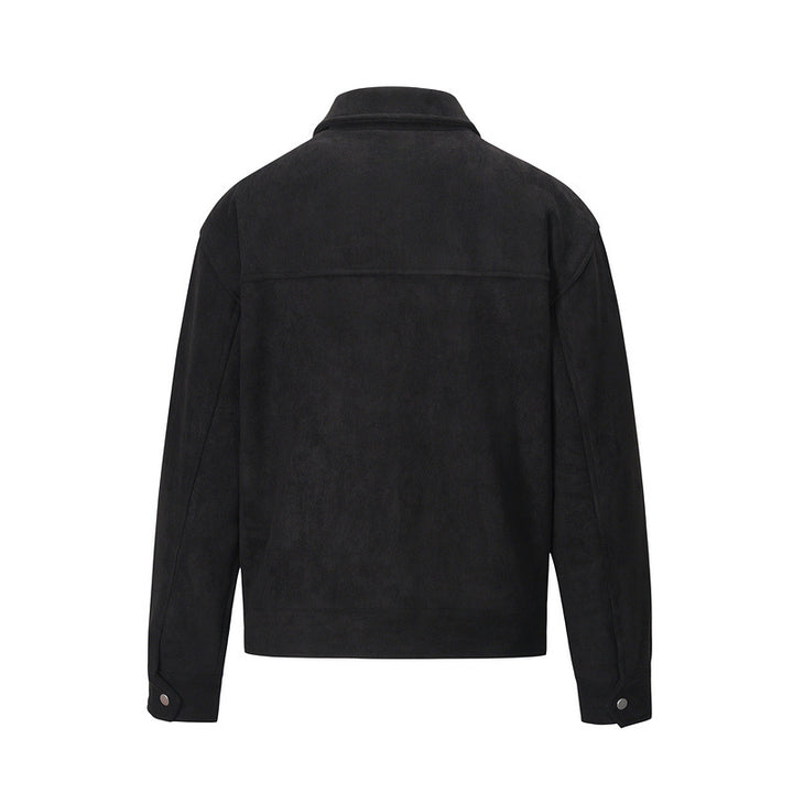 Men's Cotton Zip Jacket – Retro Multi-pocket Design