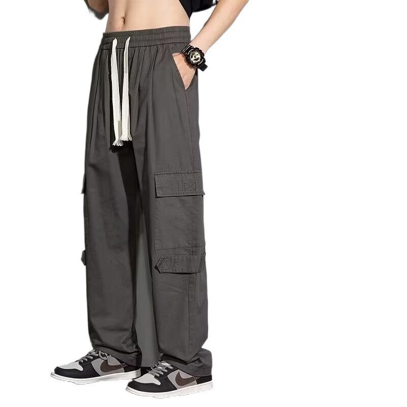 Men's Cotton Blend Trouser – Relaxed Straight Fit Casual Style