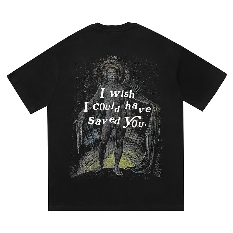 Men's Cotton Graphic T-Shirt – Relaxed Hip Hop Fit