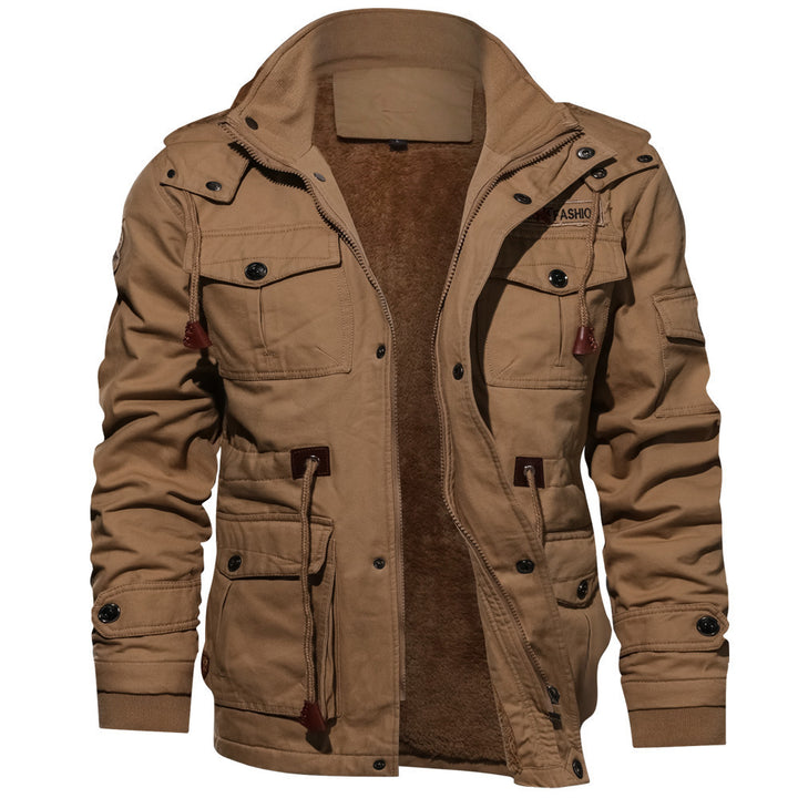 Men's Jacket – Velvet Finish, Sleek Texture, Regular Fit