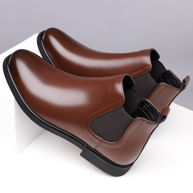 Men's Vegan Leather Boot – Fleece-Lined Outdoor Comfort