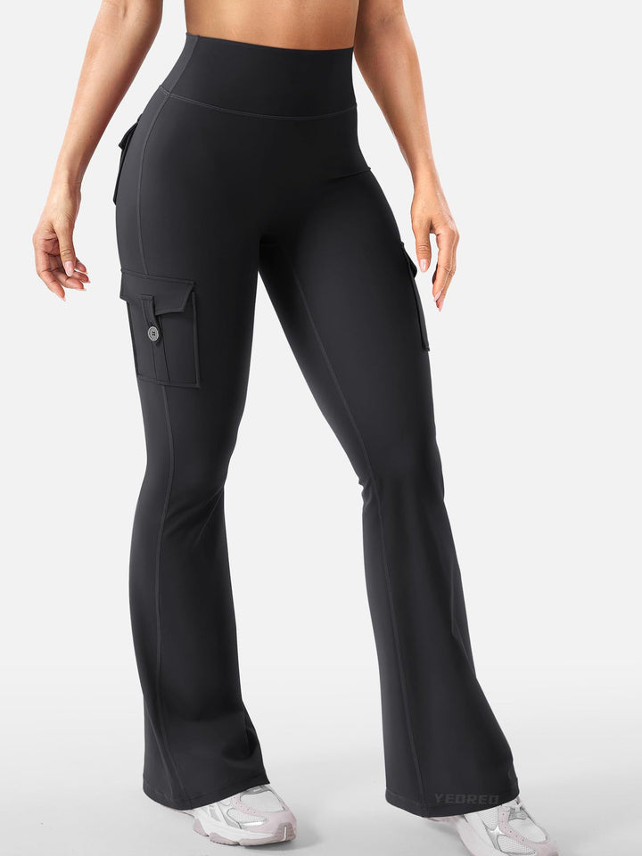 Women's High-Waist Active Pants – Stretch Moisture-Wicking Fabric