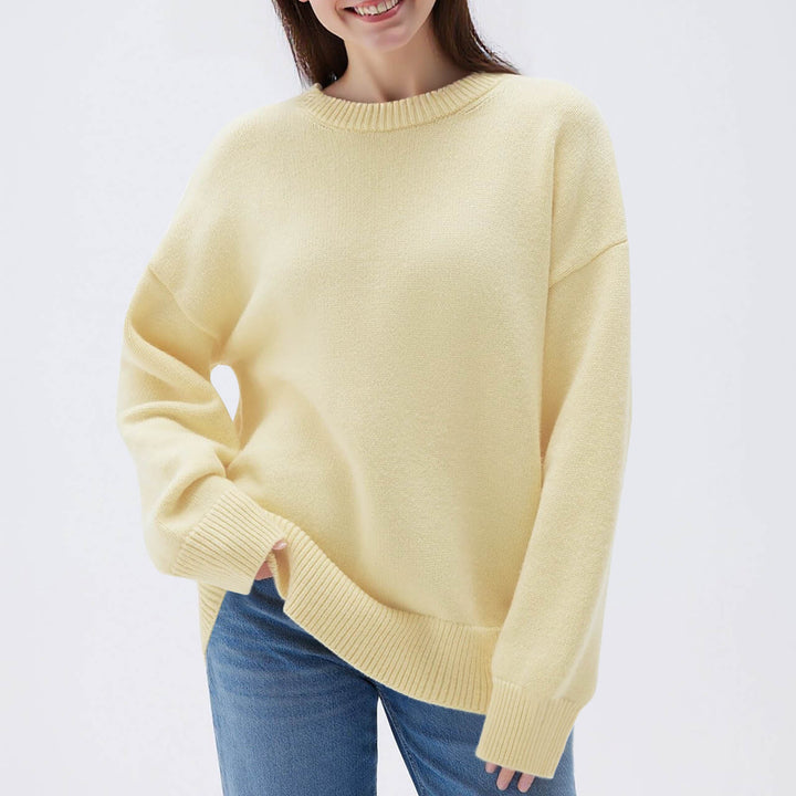 Women's Pullover Sweatshirt – Soft Fleece Crewneck, Relaxed Fit