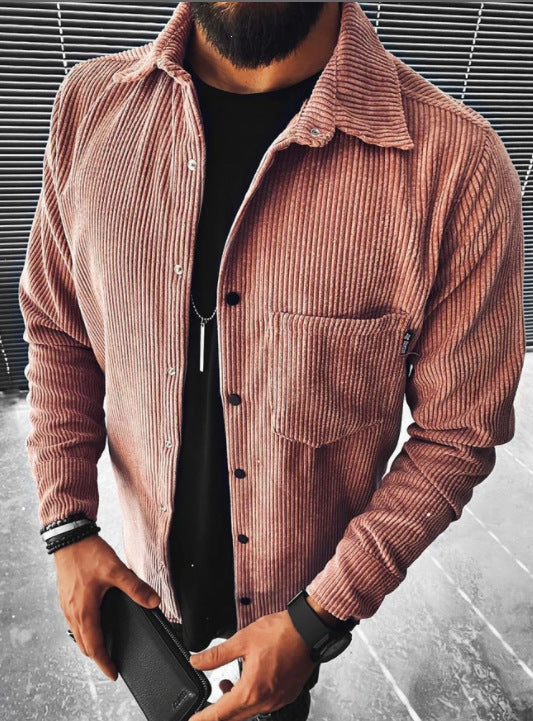 Men's Plaid Shirt – Classic Pattern with Chest Pocket Detail