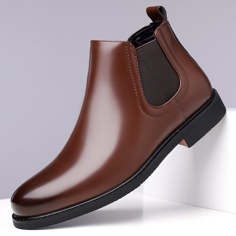 Men's Vegan Leather Boot – Fleece-Lined Outdoor Comfort