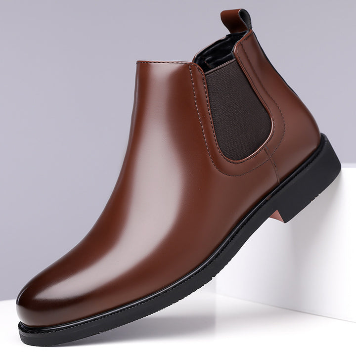 Men's Vegan Leather Boot – Fleece-Lined Outdoor Comfort