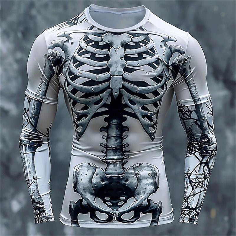 Men's Slim Fit Long-Sleeve Pullover Shirt – Graphic Casual Style