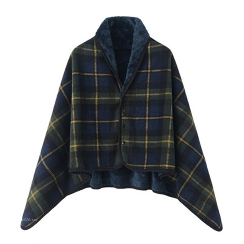 Striped Shawl Blanket – Soft Lightweight Throw for Home
