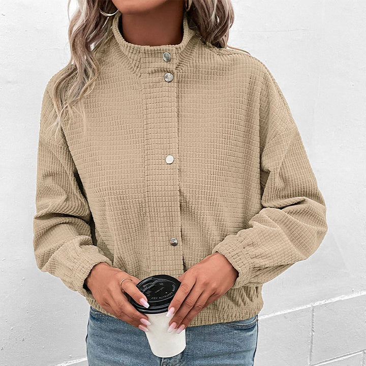 Women's Corduroy Jacket – Classic Zip Front Casual Layer