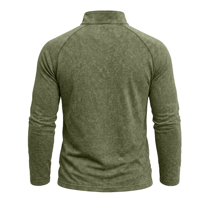 Men's Distressed Retro Washed T-Shirt – Cotton Blend Slim Fit