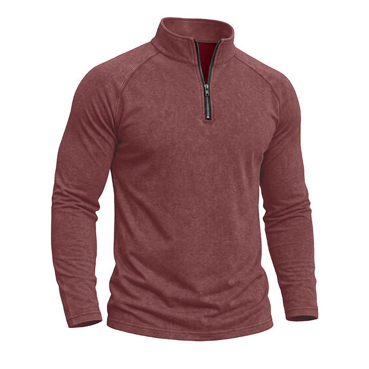 Men's Distressed Retro Washed T-Shirt – Cotton Blend Slim Fit