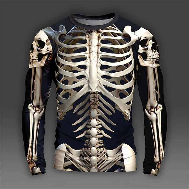 Men's Slim Fit Long-Sleeve Pullover Shirt – Graphic Casual Style