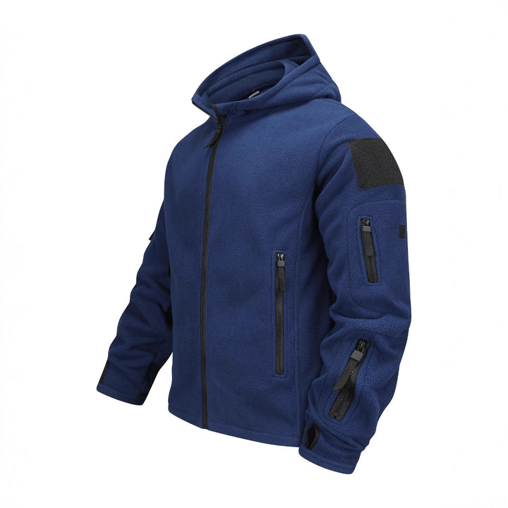 Men's Fleece Jacket – Slim Fit, Warm Outdoor Layer with Zipper Pockets