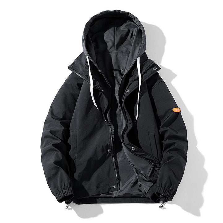Men's Relaxed Fit Hooded Jacket – Lightweight Casual Outerwear