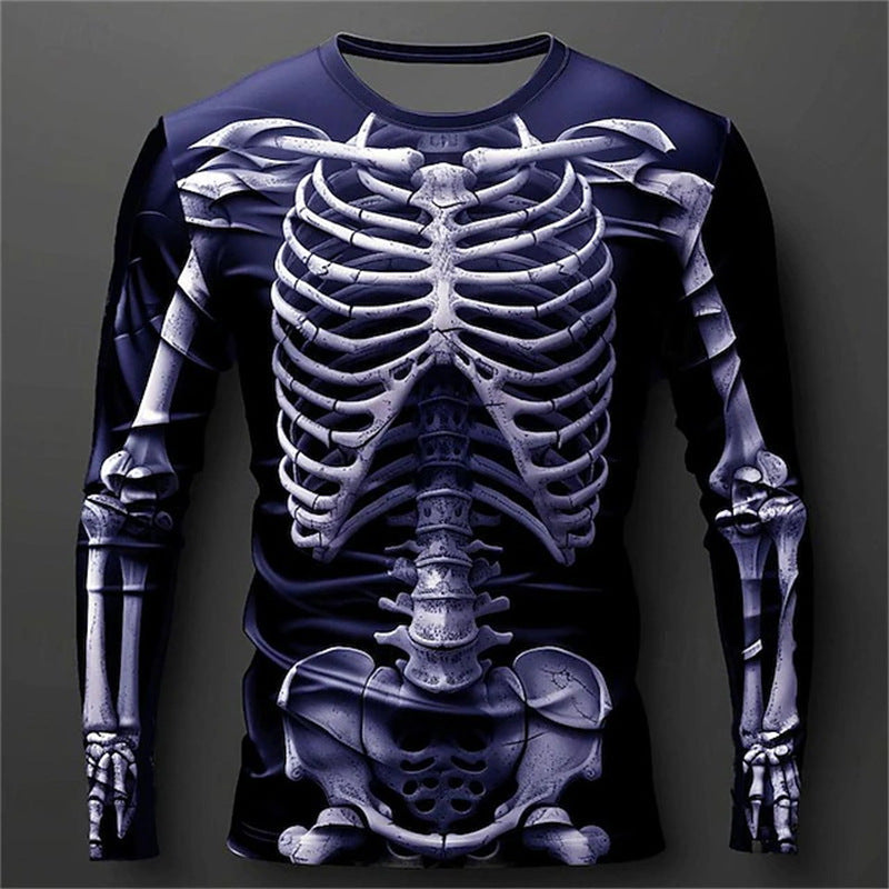 Men's Slim Fit Long-Sleeve Pullover Shirt – Graphic Casual Style