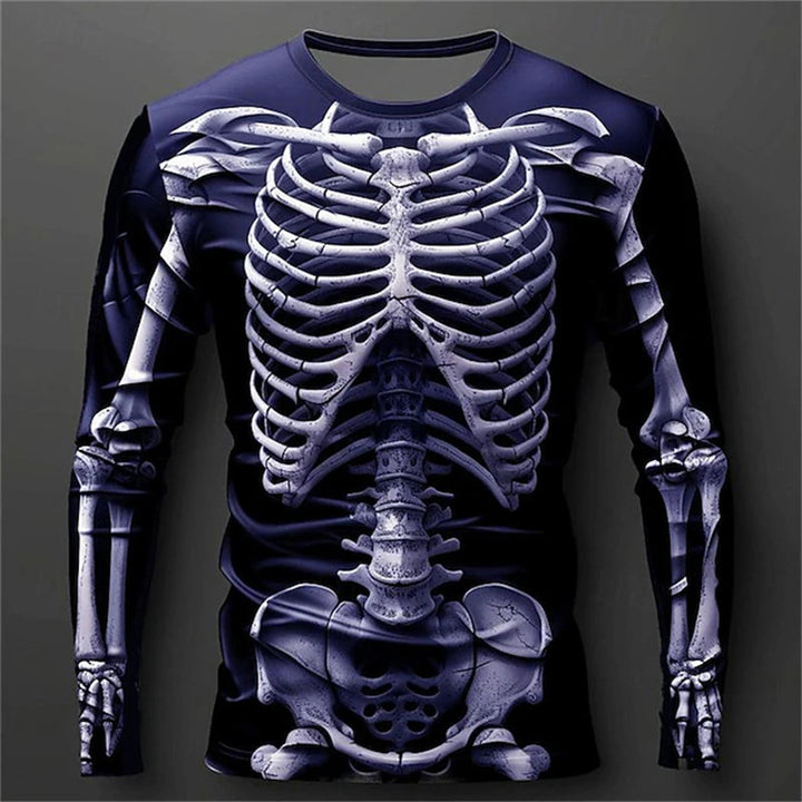 Men's Slim Fit Long-Sleeve Pullover Shirt – Graphic Casual Style